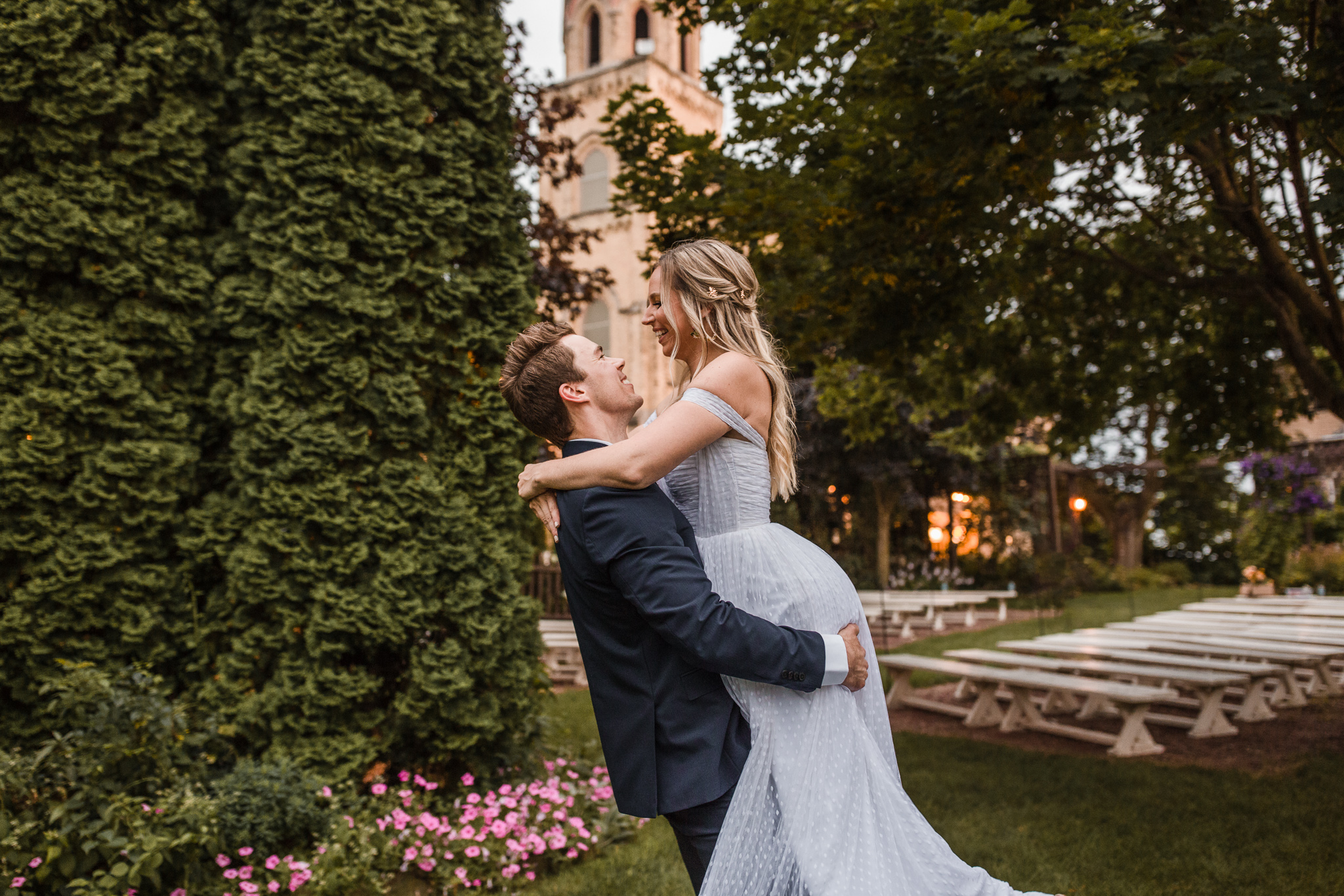 playful couple