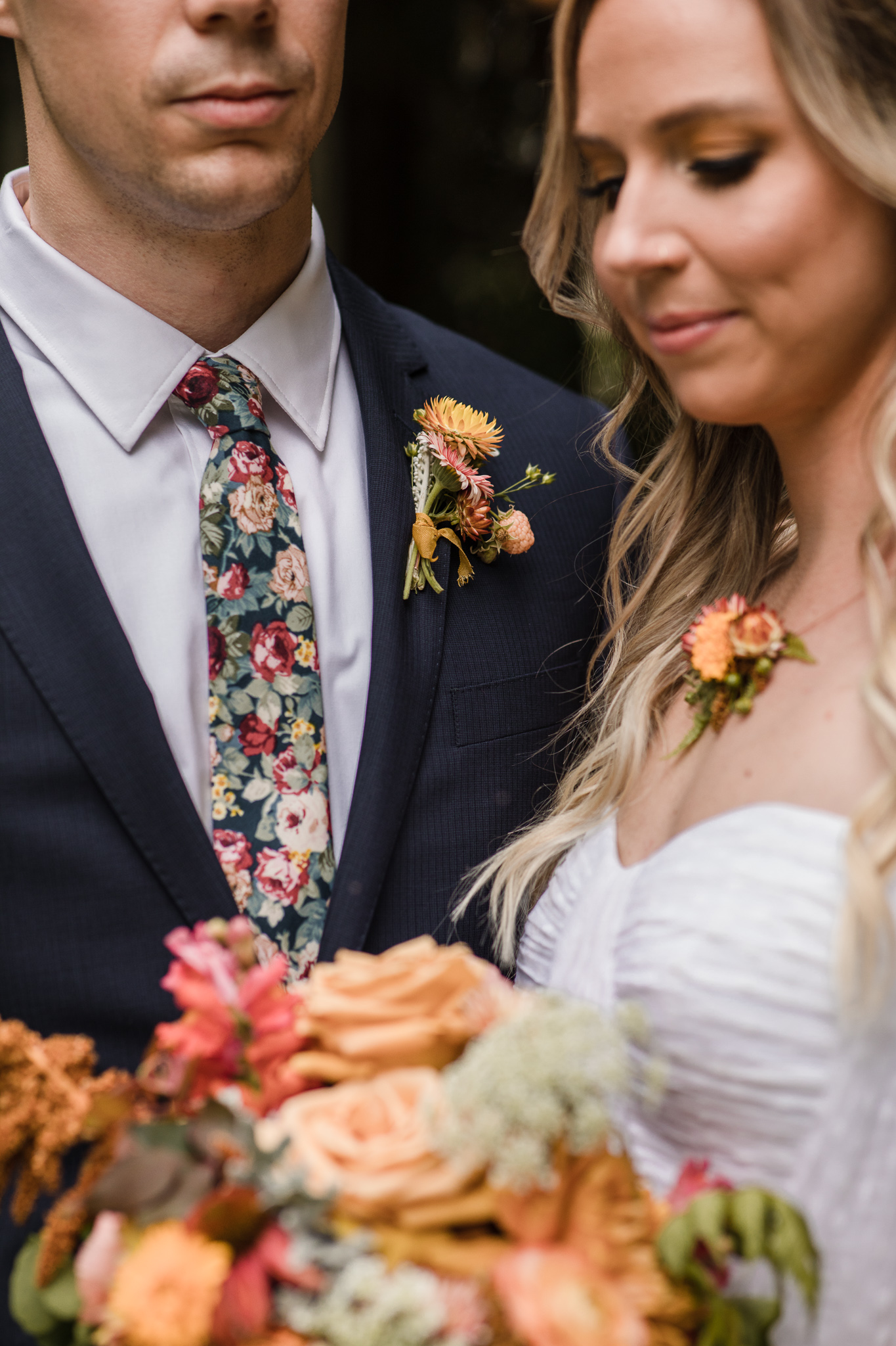 Floral detail wedding inspiration
