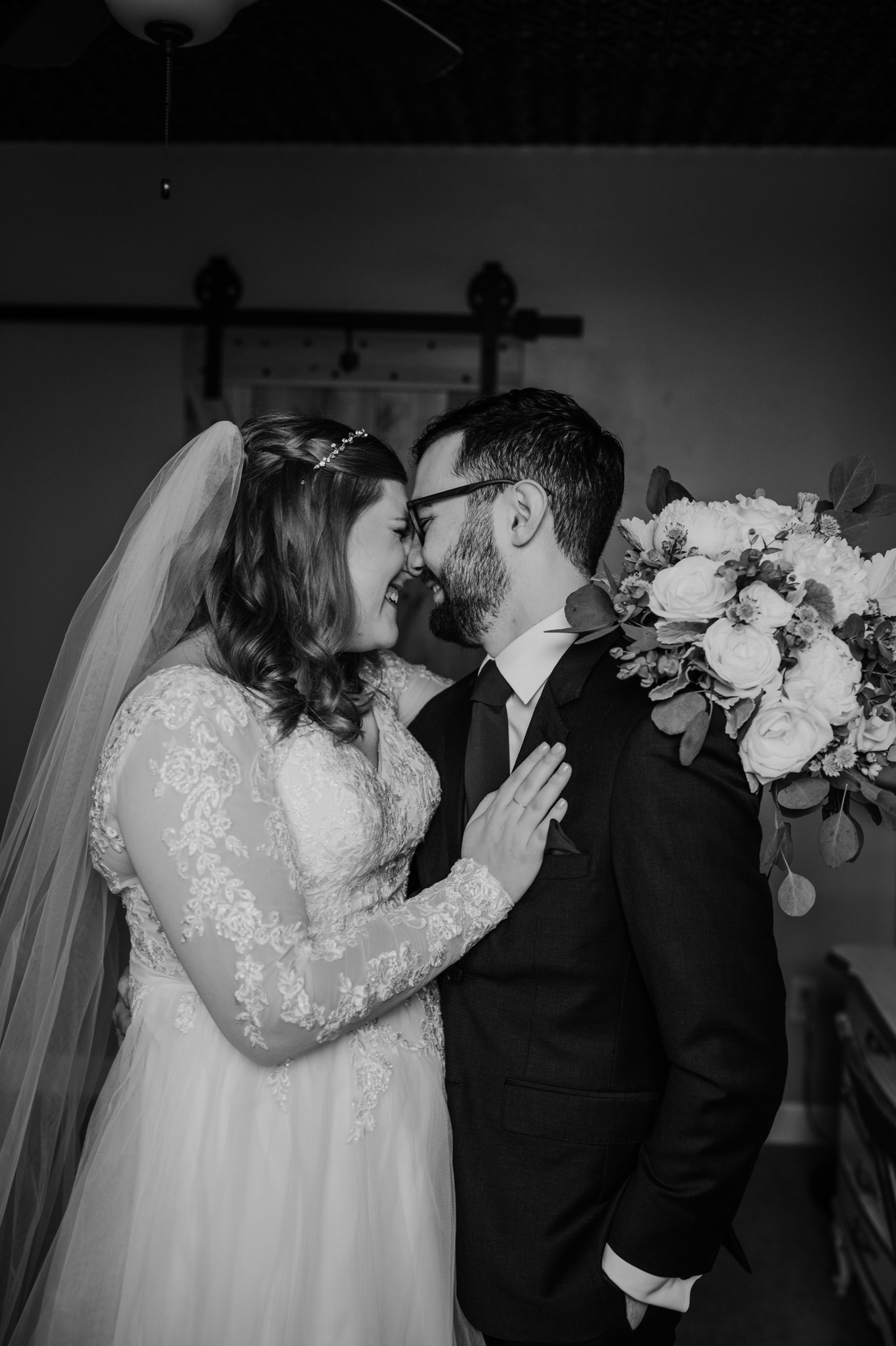 bride and groom portraits