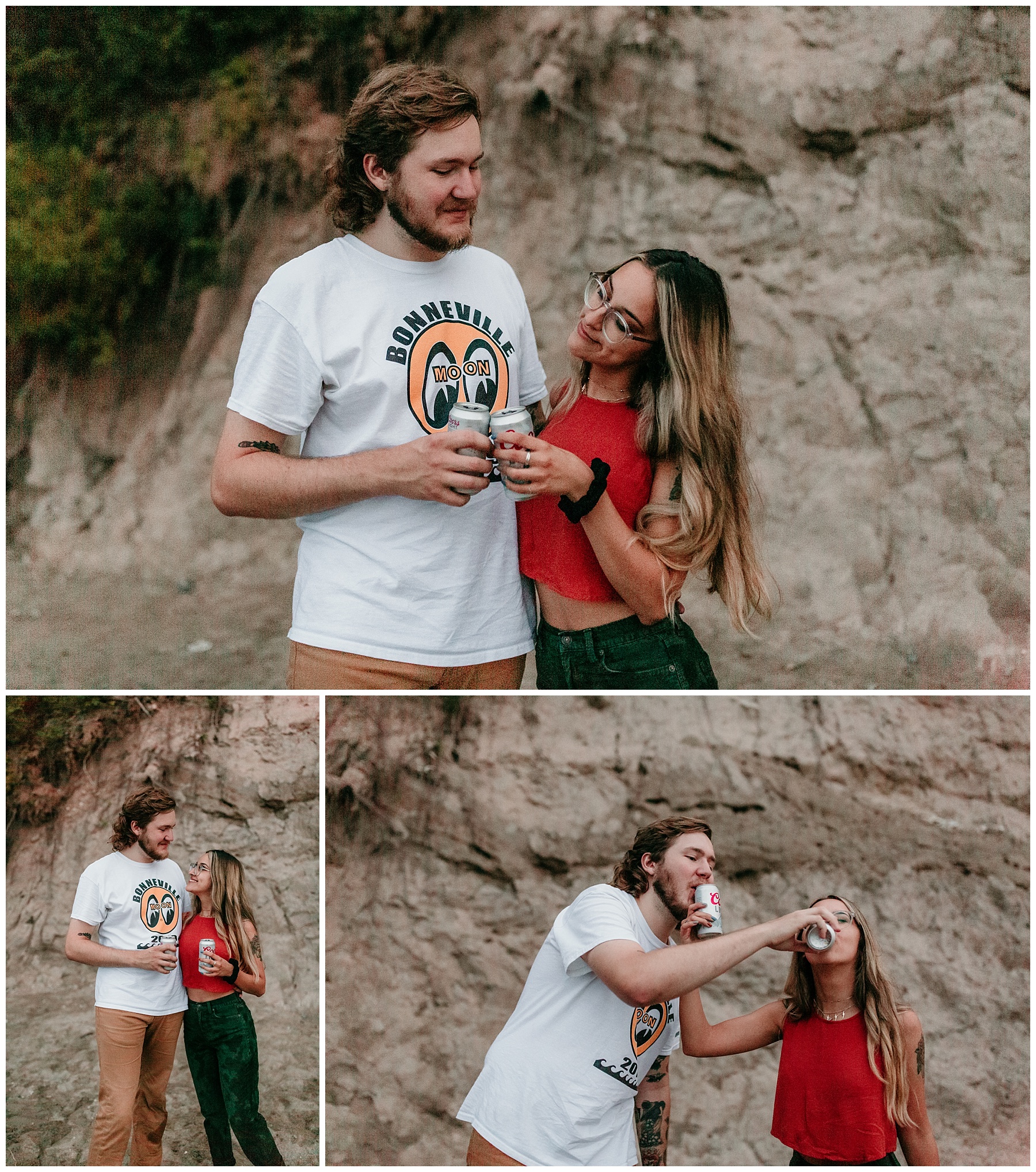 rad beach babes with coors light beers in graphic tees