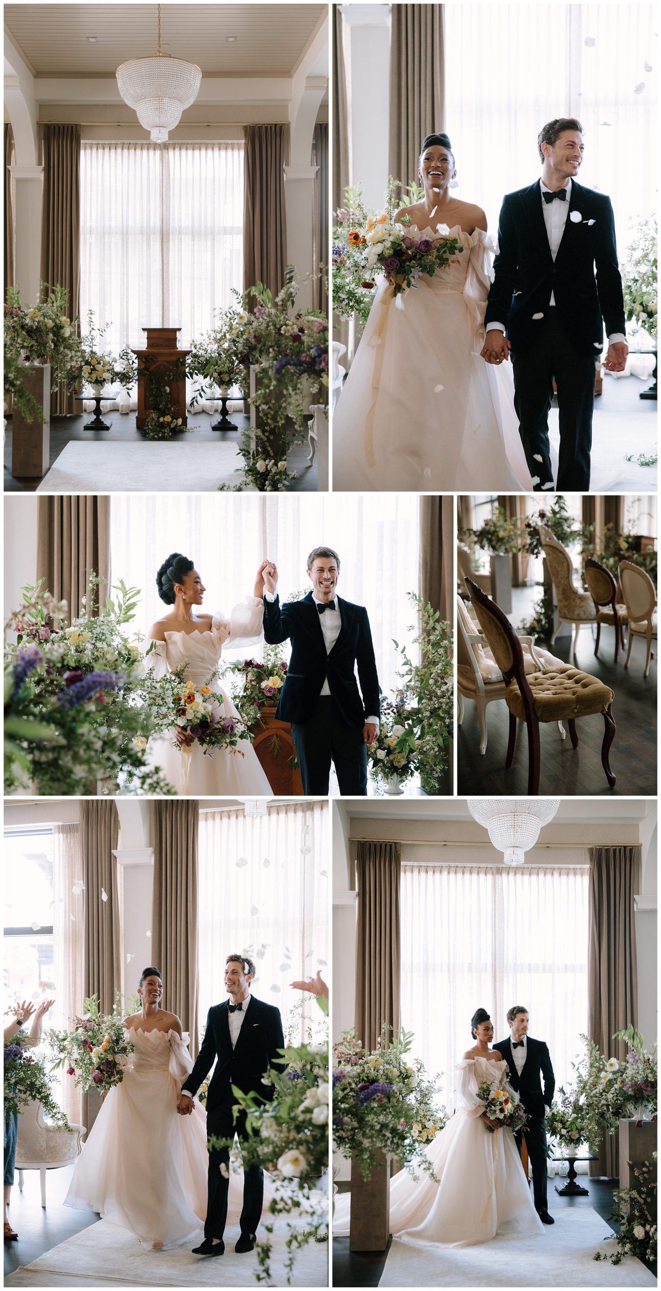Decor and design by Relics Rentals and Bird and Bumble at The George and Madcap Lounge, new wedding venue in Milwaukee Wisconsin.