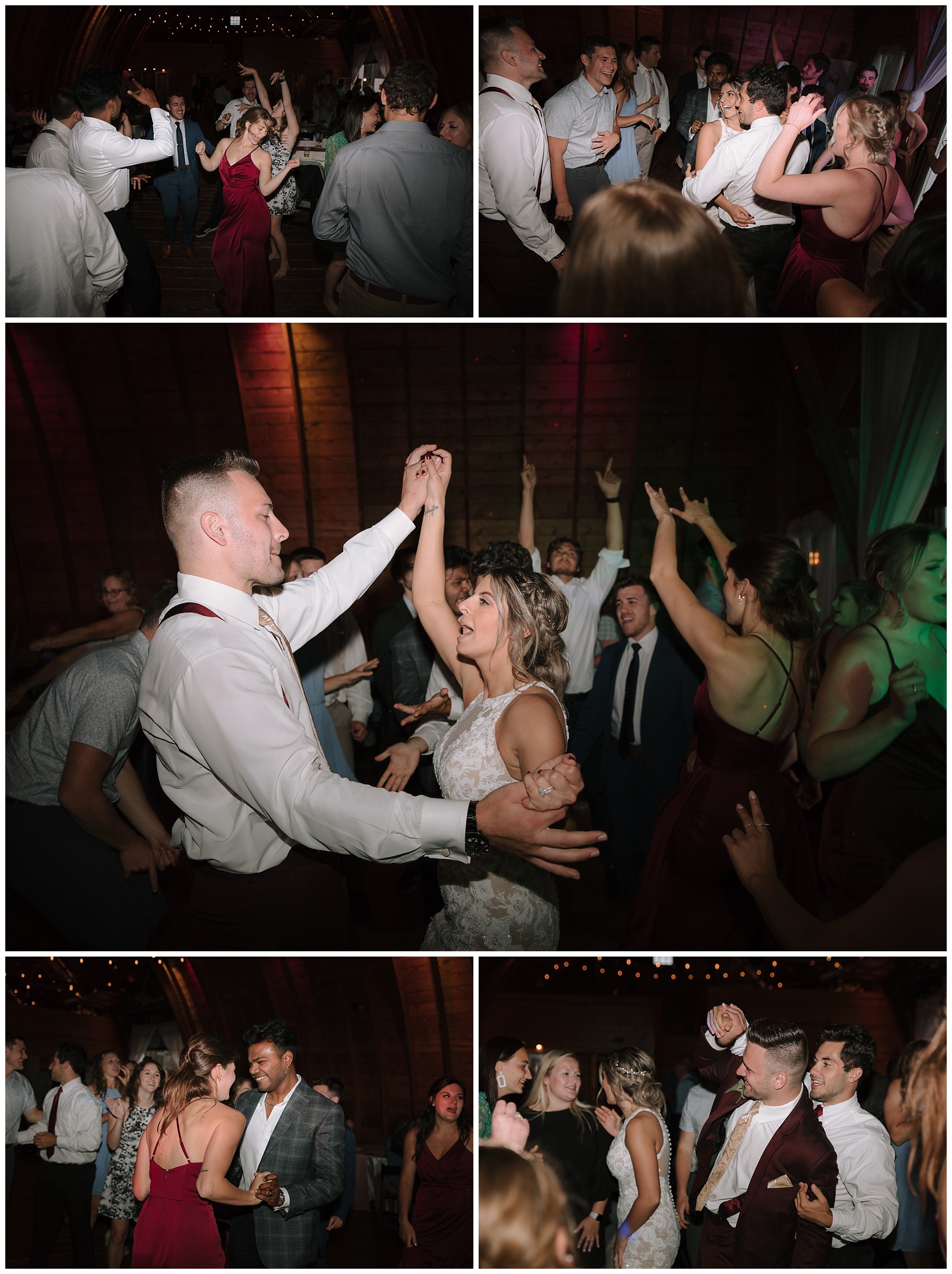 Boho wedding reception - couple on dance floor High Street Sound DJ