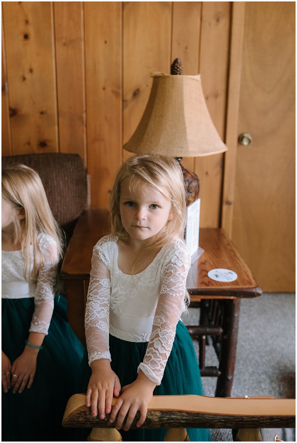 flower girls - camp wedding inspiration