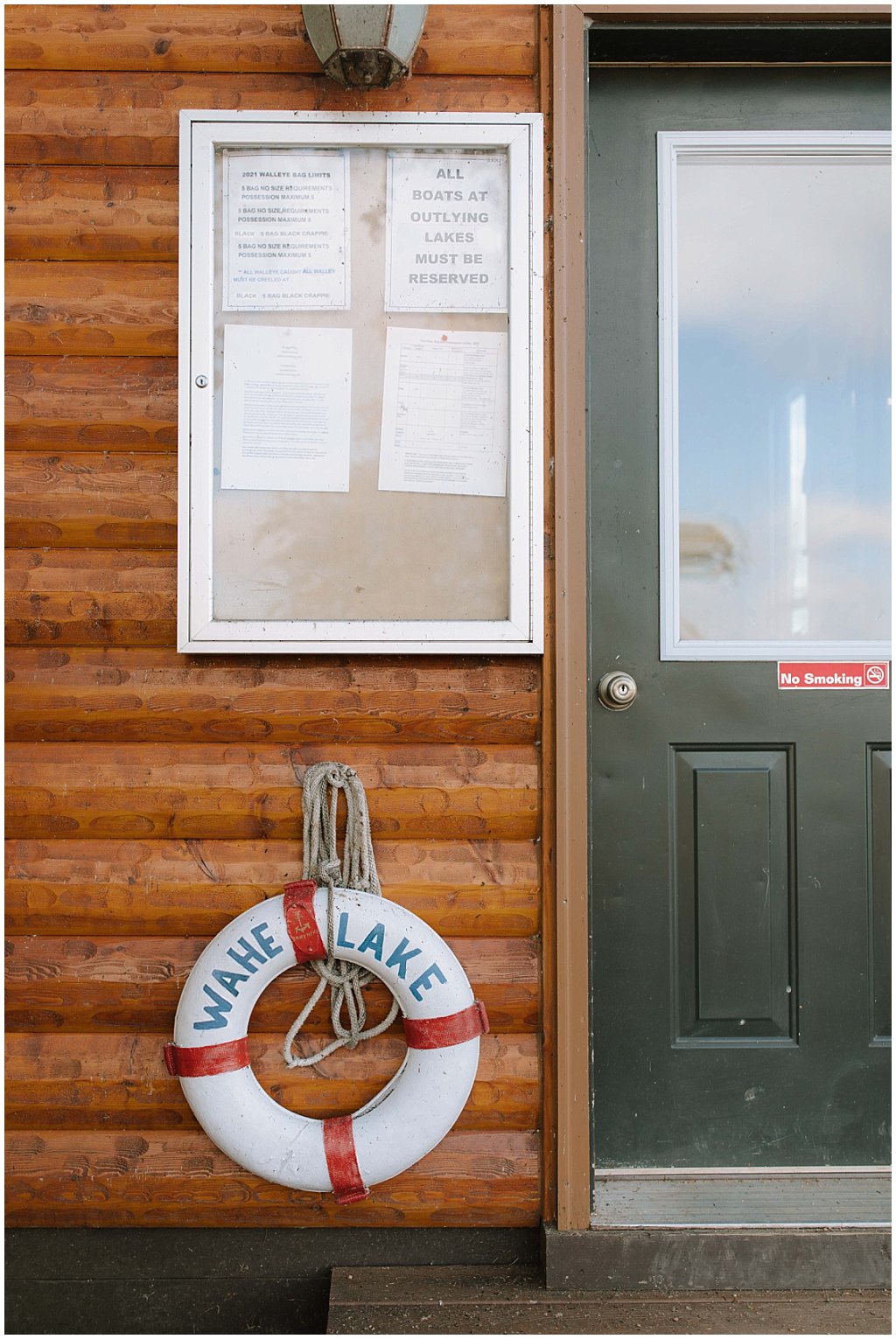 Unique camp wedding on Wahe Lake in Northwoods Wisconsin