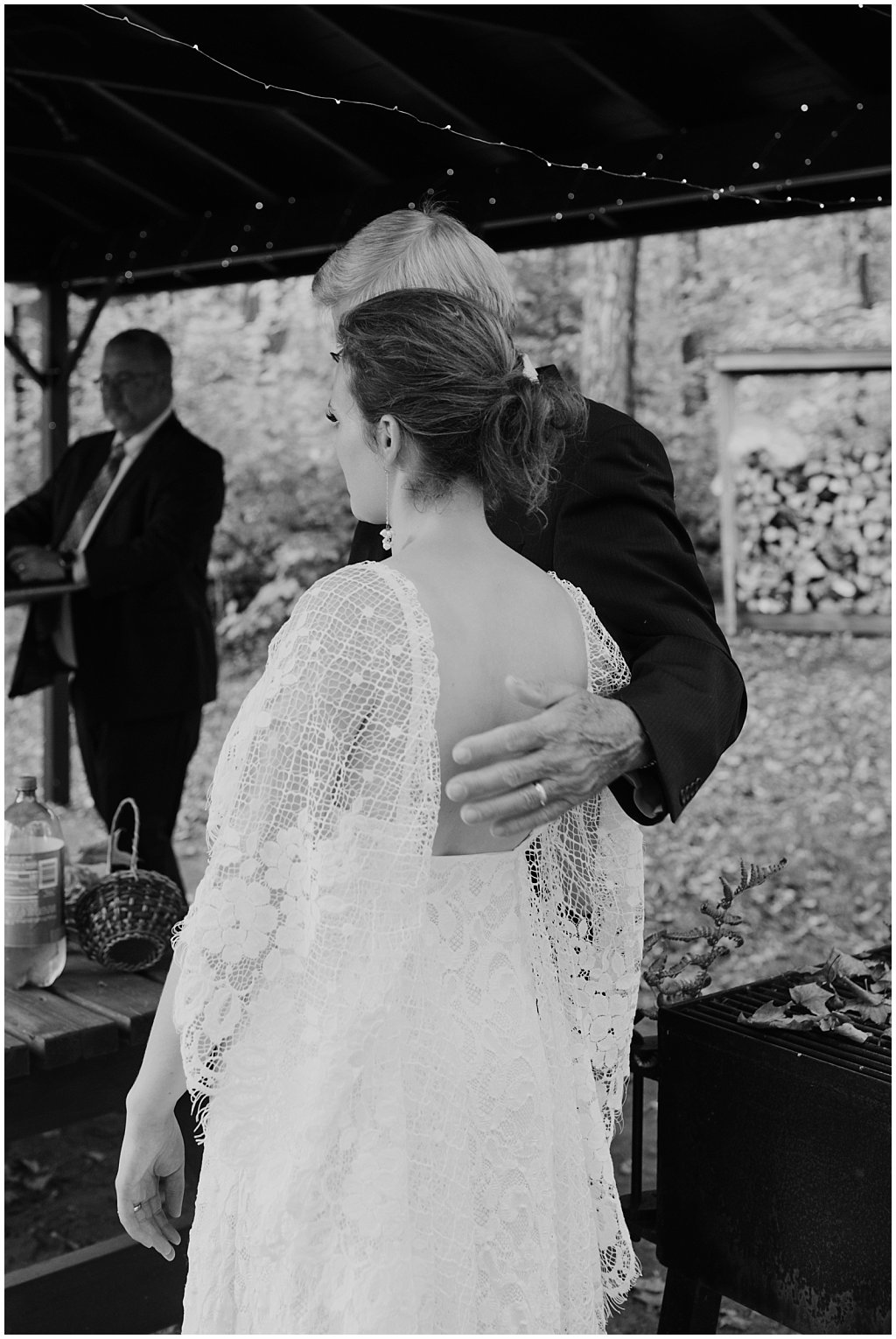 Sentimental wedding moment