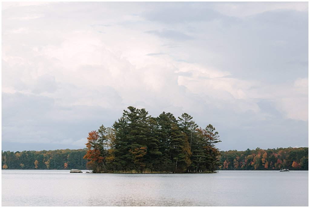 Spotless shoreline lake northwoods wisconsin