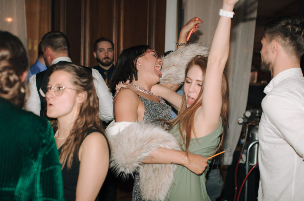 Sixth Floor Milwaukee wedding reception dancing
