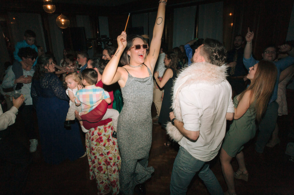 Sixth Floor Milwaukee wedding reception dancing