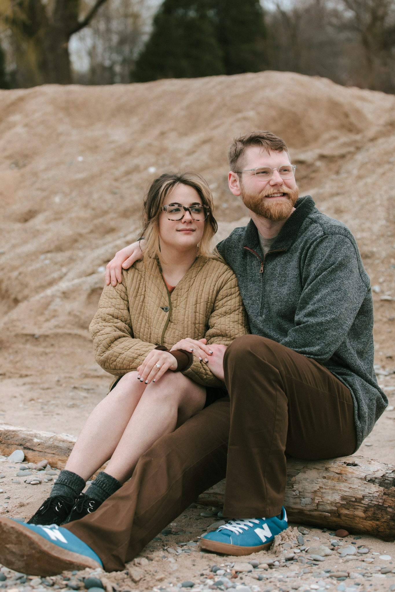Klode Park Milwaukee Wisconsin Lake Engagement - Proposal photographer - Picnic Proposal
