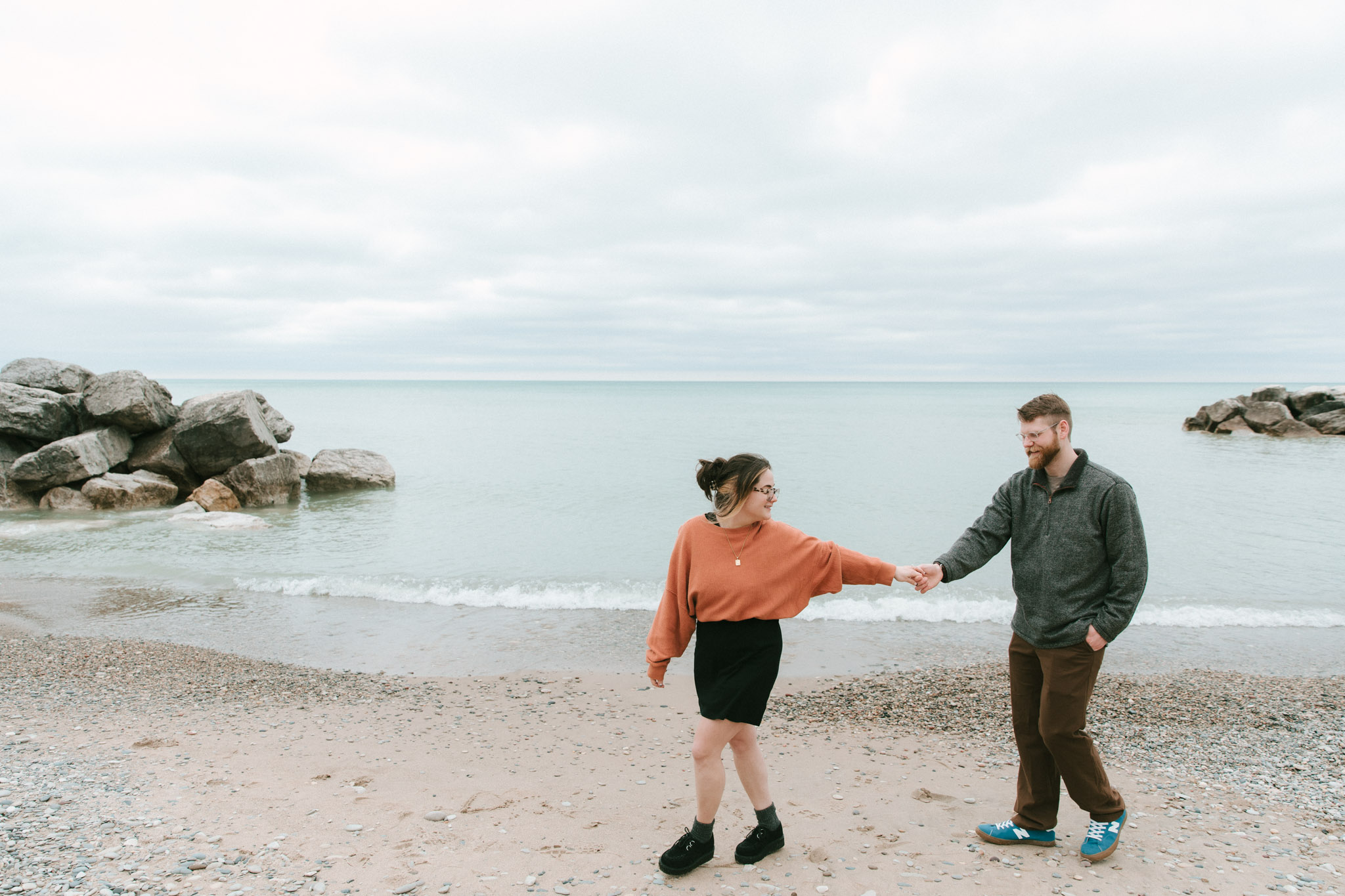 Milwaukee engagement photographer - Klode park - Why to hire a proposal photographer in Milwaukee