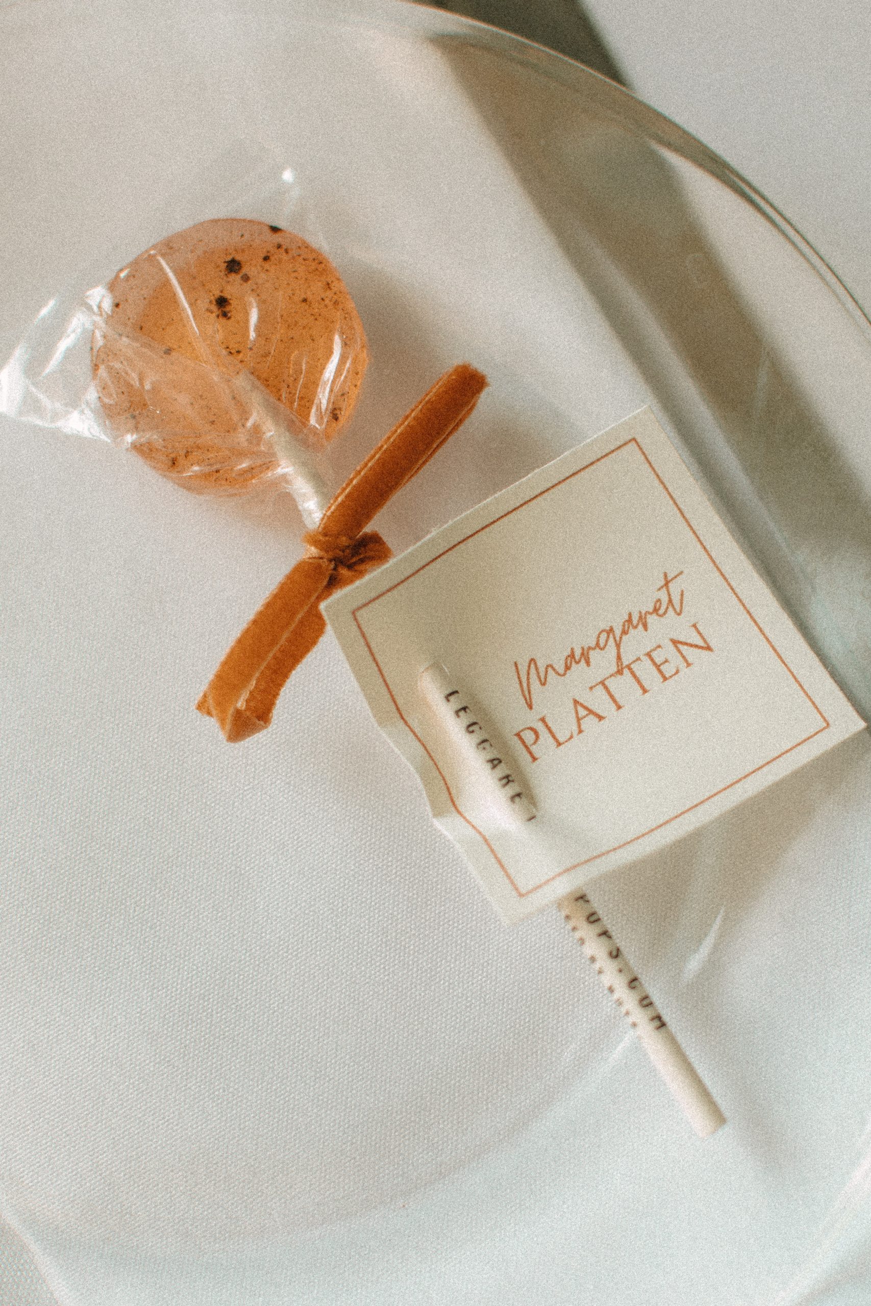 lollipop table name cards